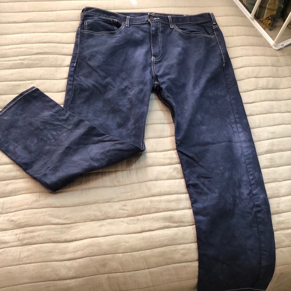 Dockers 5 pocket lightweight denim, tie dye effect sz 38